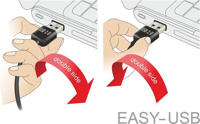 Produktbild Delock Easy-USB 2.0 (1 m, USB 2.0)