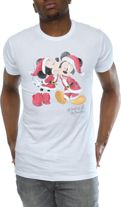 Produktbild Disney Mickey And Minnie Christmas Kiss TShirt (XL)