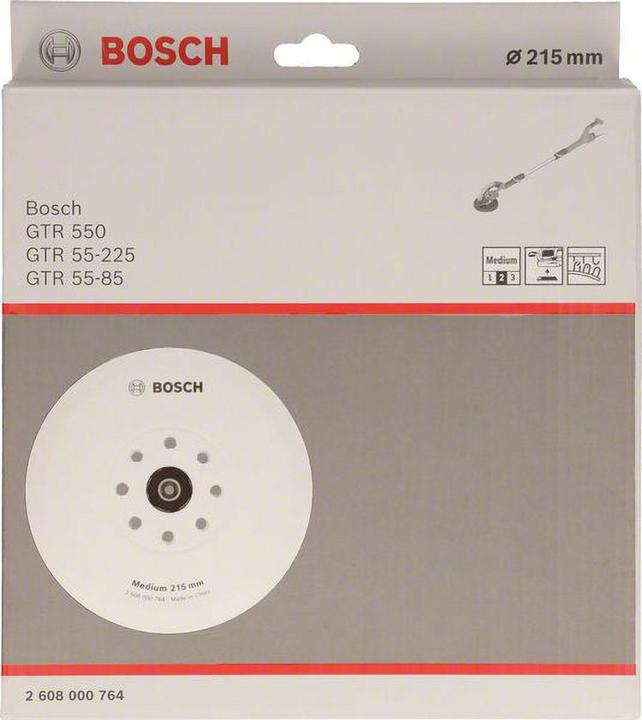 Produktbild Bosch Professional Zubehör 8-Loch-Schleifteller, 215 mm für Trockenbauschleifer (Mittel)