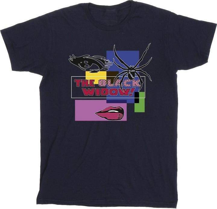 Black Widow Pop Art TShirt (XL)