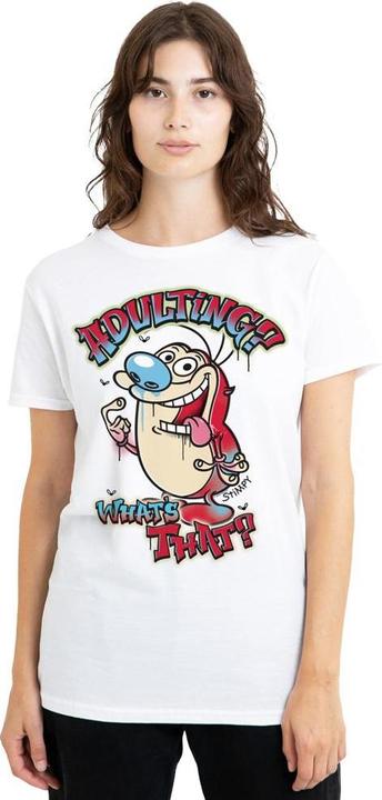 Immagine prodotto Ren & Stimpy Adulting Whats That? Maglietta Adulto Unisex (M)