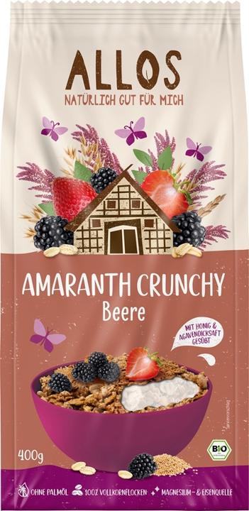 Produktbild Allos Amaranth Crunchy Beerenfrucht (400 g)