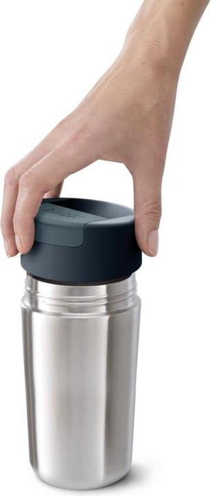 Actual product image Joseph Joseph Sipp steel stainless steel travel mug flip lid 454 ml Anth. (0.45 l)