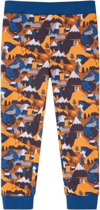 Produktbild VidaXL Kinderpyjama mit Langen Ärmeln Cognac 116,Material: 100 (116)