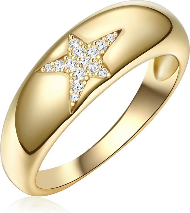 Image du produit Glanzstücke München Femmes argent sterling zirconium or jaune - 29966 (50, Argent 925)