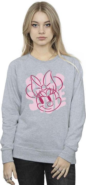 Actual product image Disney Womens/Ladies Minnie Mouse Bold Style Sweatshirt (XXL)