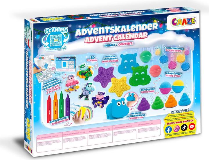 Image du produit Craze Calendrier de l'Avent Inkee Hippo