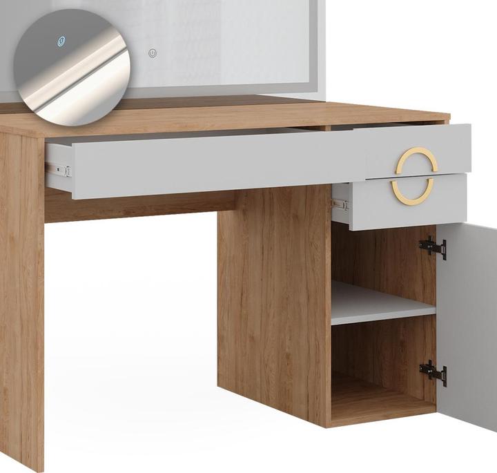 Actual product image Vicco Adela with lighting (115 x 55 x 76.5 cm)