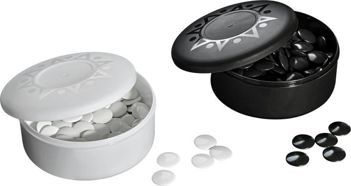Philos Pions de Go de plastique set noir blanc