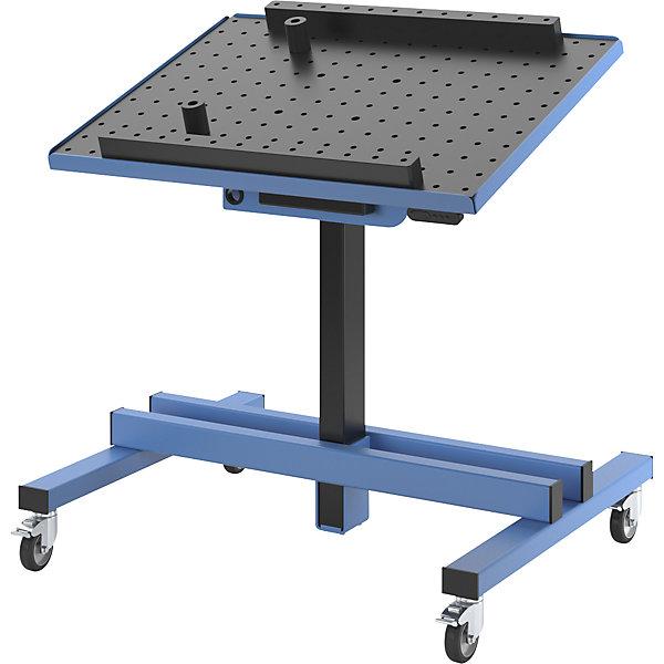Actual product image eurokraft pro Material stand, electric, platform LxW 800 x 600 mm, with tray. (60 cm, 80 cm)