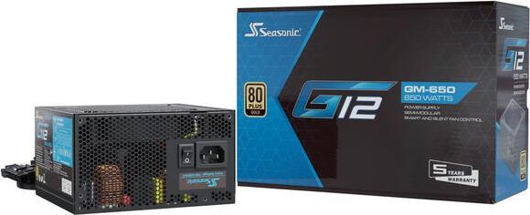 Produktbild Seasonic Netzteil G12-GM-650 Semi-Modular (650 W)