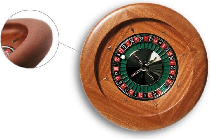 Actual product image Dal Negro Roulette wheel mahogany 50cm