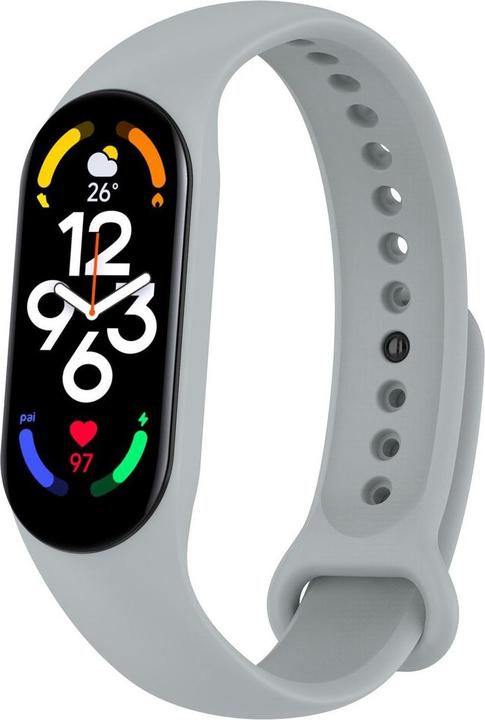 Produktbild König Design Sport Ersatz Armband für Xiaomi Mi Band 5 7 6 NFC Amazfit Band 5 Loop Silikon (Silikon)