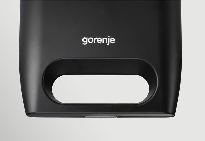 Actual product image Gorenje Mini sandwich grill - black- 700 W, infinitely variable temperature adjustment, non-stick coating