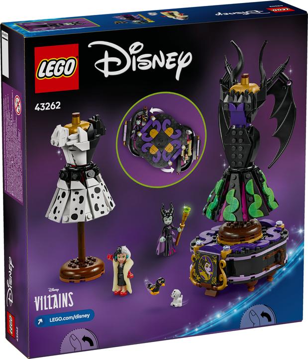 Actual product image LEGO The dresses of Malefiz and Cruella De Vil (43262, LEGO Disney)