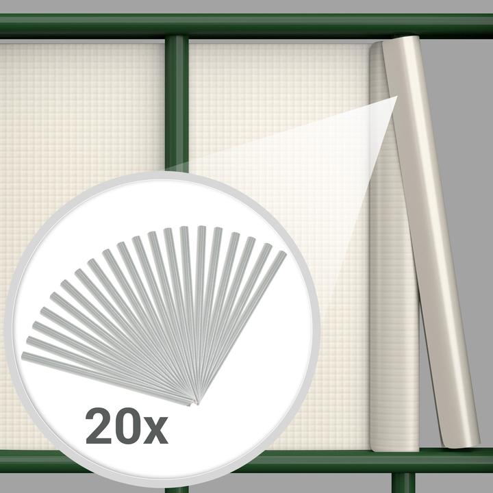 Actual product image tectake PVC privacy film