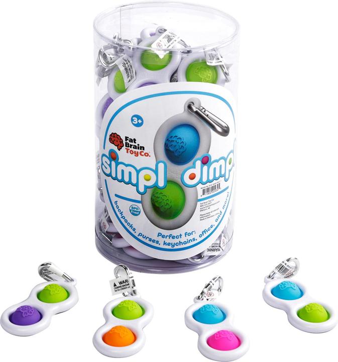Image du produit Fat Brain Toys Pince simple Dimpl (porte-clés)