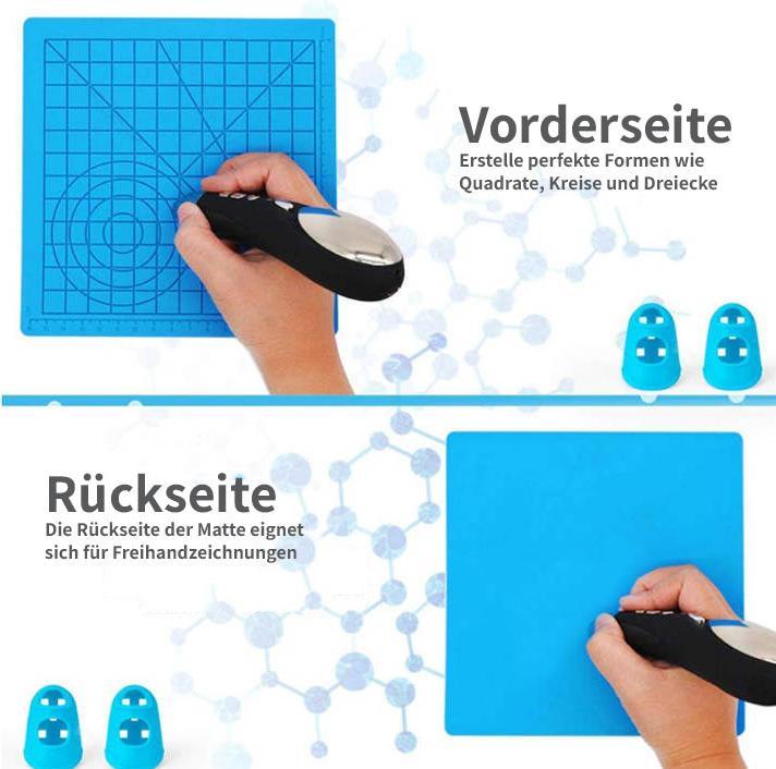 Actual product image Monox 3D pen Big Pack, starter set incl. filaments, silicone mat, template booklet - blue