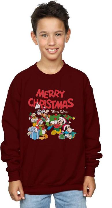 Actual product image Disney Boys Mickey And Friends Winter Wishes Sweatshirt (152, 158)