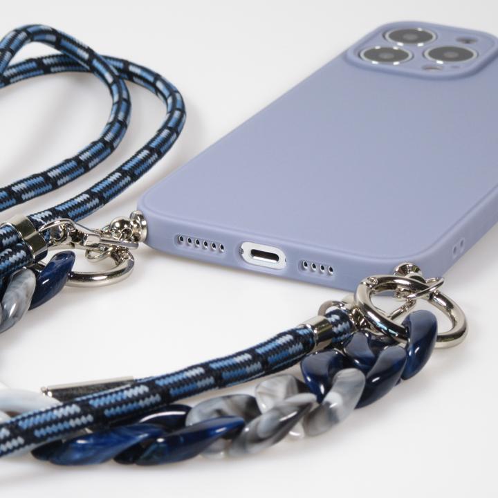 Immagine prodotto PhoneLook Coque Gel silicone avec corde collier & chaîne de pierre décorative (Apple iPhone 13 Pro Max)