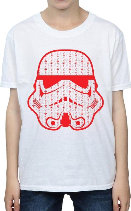 Immagine prodotto Star Wars Christmas Stormtrooper Helmet Maglietta Ragazzi (116)