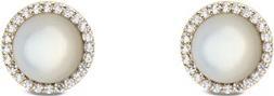 Image du produit Daniel Wellington Gold-Plated Stud Earrings With Mother-Of-Pearl And Crystals - Audrey Dw00401405