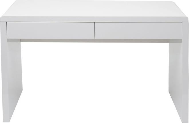 Produktbild Swisshandel24 Schreibtisch Schminktisch, Bürotisch Computertisch Arbeitstisch, Hochglanz Weiss 120x60cm (120 x 60 x 75 cm)