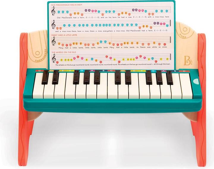 Produktbild B.toys B. Mini Maestro - Mini-Klavier für Kinder mit 25 Tasten inklusive Notenheft (Englisch)