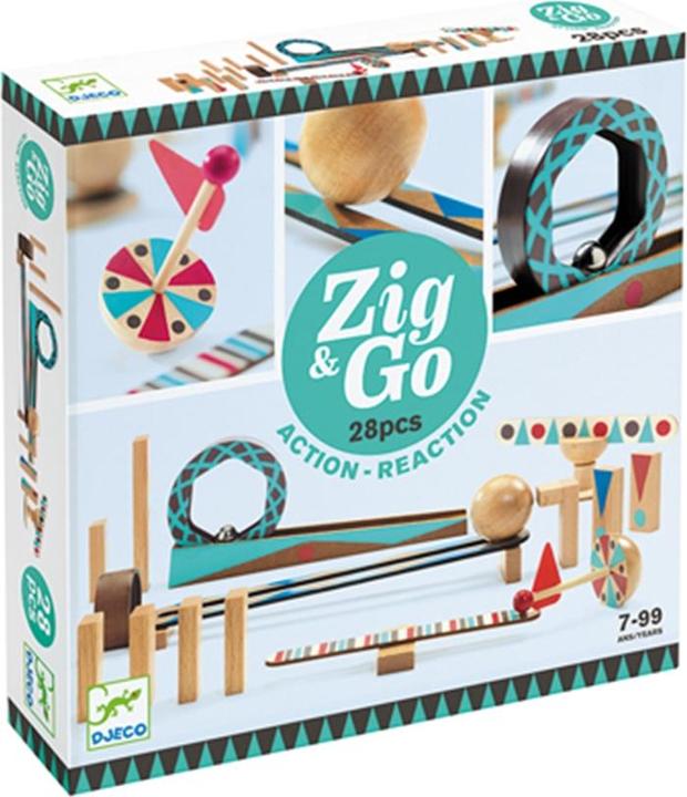Image du produit Djeco Jeu de réaction en chaîne Zig & Go
