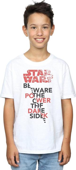 Actual product image Star Wars Boys The Last Jedi Power Of The Dark Side T-Shirt (140, 146)