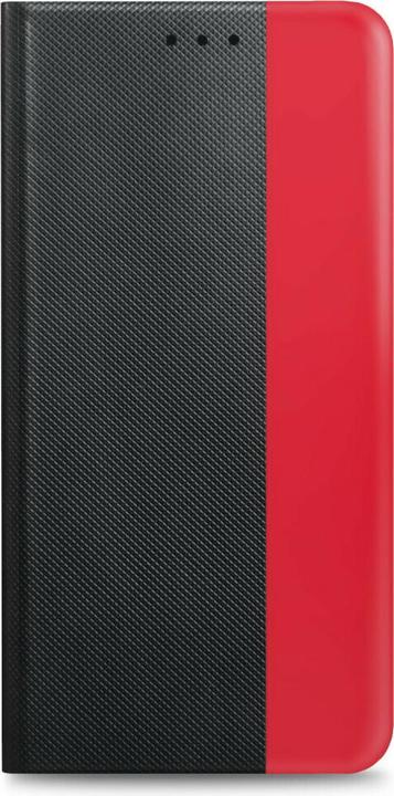 Produktbild prio Book Case Fashion für Samsung A22 5G schwarz-rot (Samsung Galaxy A22 5G)