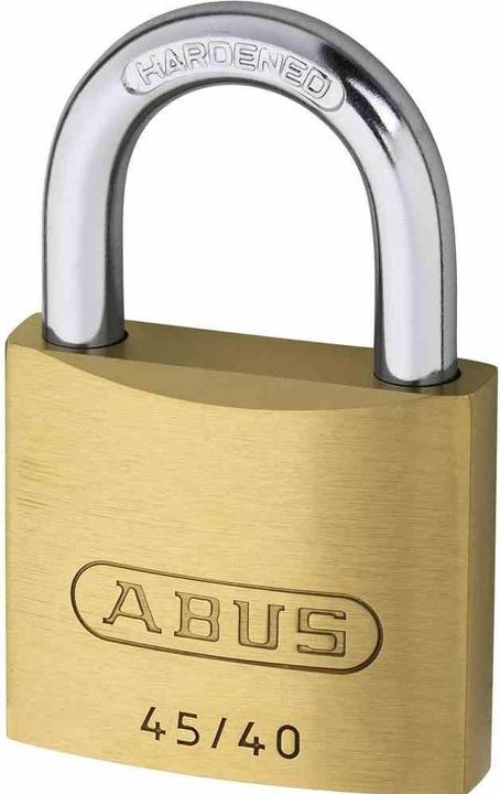 Produktbild Abus Messing-Hangschloss Typ 45/40 Quad-Pack SB Grösse: 40 mm, Bügelstärke: 6,0 mm