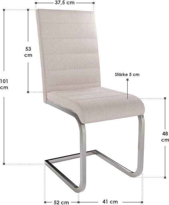 Produktbild Juskys Freischwinger Vegas