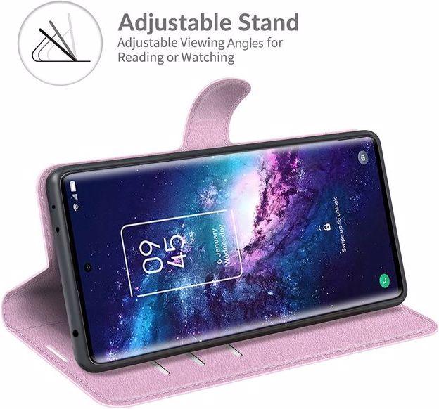 Productafbeelding MU Classic Litchi Leren Boekomslag Serie (TCL 20 Pro 5G)