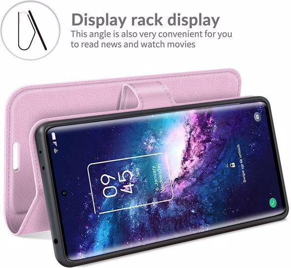 Productafbeelding MU Classic Litchi Leren Boekomslag Serie (TCL 20 Pro 5G)
