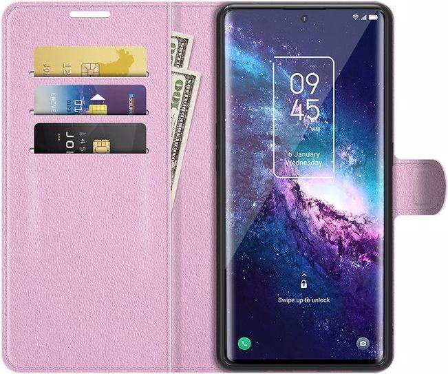 Productafbeelding MU Classic Litchi Leren Boekomslag Serie (TCL 20 Pro 5G)