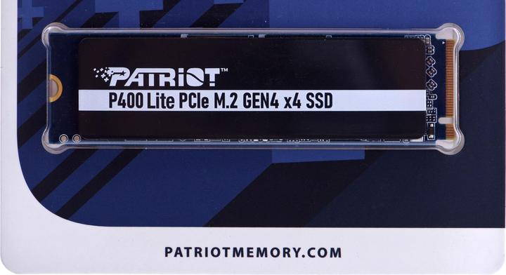 Produktbild Patriot SSD 500GB M.2 P400 Lite PCIe 4x4 NVMe 3500/2400 (500 GB, M.2 2280)