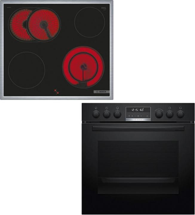 Image du produit Bosch Hausgeräte HEB578BB3 & NKN645GA2E Herdset 230V