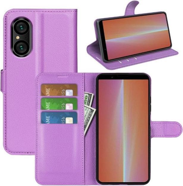 Produktbild MU Classic Litchi Leder Bookcover Series (Sony Xperia 5 V)