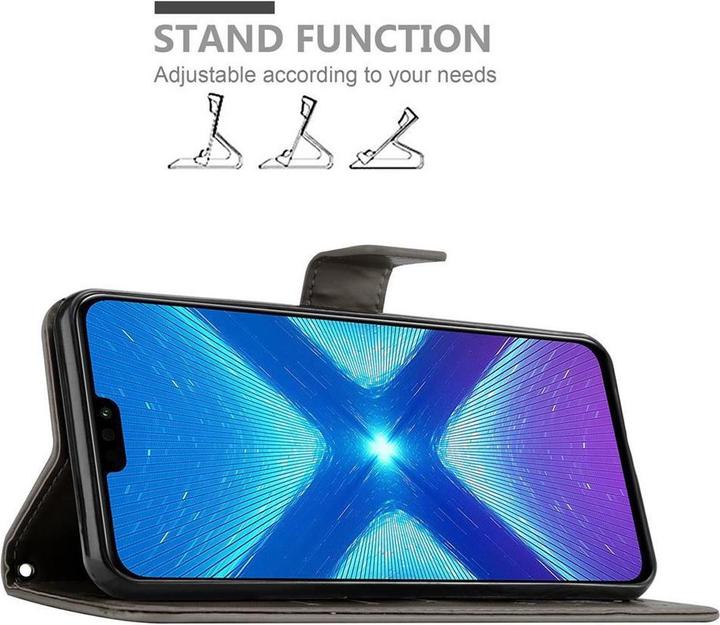 Actual product image Cadorabo Flower Book Cover (Honor 8X)