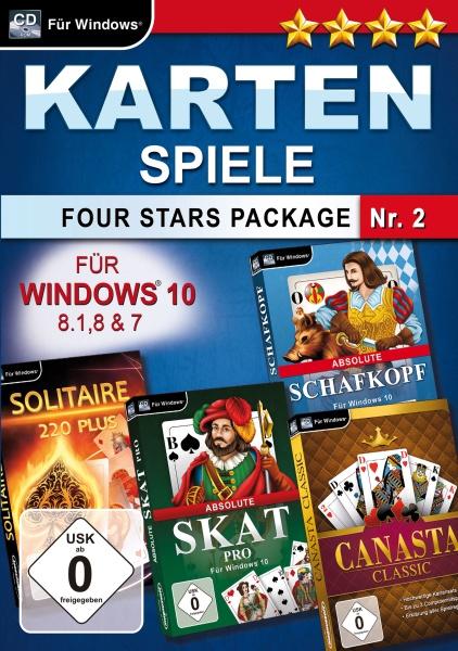 Produktbild Magnussoft Kartenspiele Four Stars Package Nr. 2 (PC, DE)