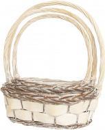 Produktbild IKO Weidenkörbe beige/braun h=35,5-45cm b=30-39cm 3er- (3 x)