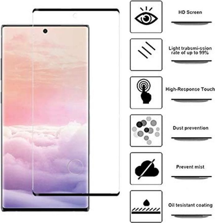 Produktbild Screenguard Samsung Galaxy Note10 Full Screen Panzerglas Schutzfolie 2.5D 9H (1 Stück, Samsung Galaxy Note 10)
