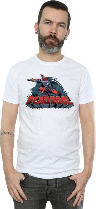 Immagine prodotto Deadpool Sword Logo Maglietta Uomo (XL)