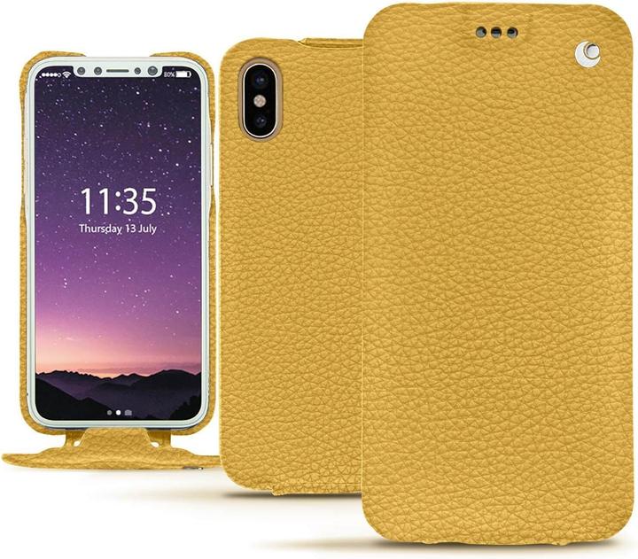 Noreve Lederschutzhülle vertikal (Apple iPhone XS)