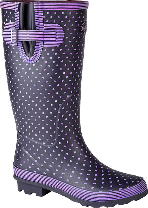 Storm Wells Gummistiefel mit Punktemuster