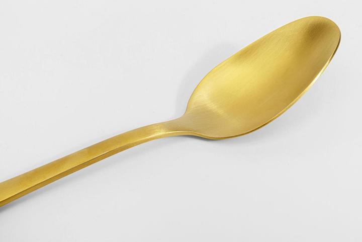 Produktbild Kare Design Besteck Cucina Gold Matt (16/tlg.) (16 Stück, Besteck Set)