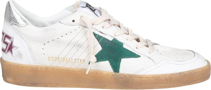 Produktbild Golden Goose ball star in white and green nappa (44)