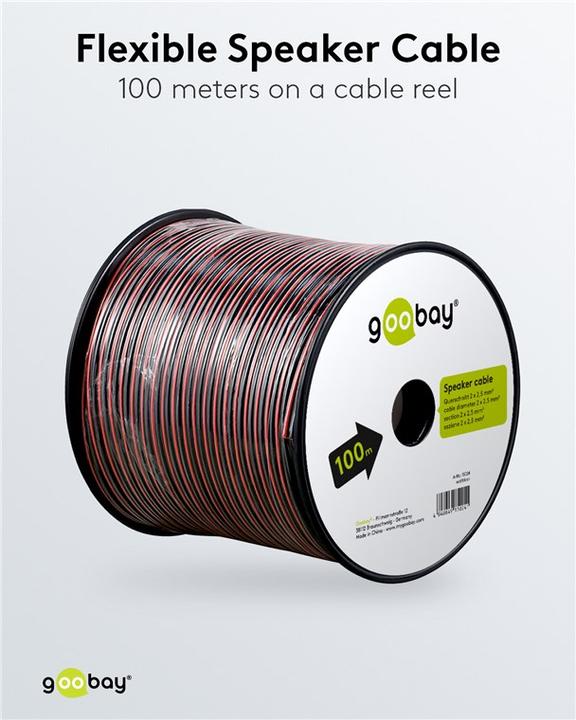 Actual product image Goobay Cca (100 m, 2.50 mm²)