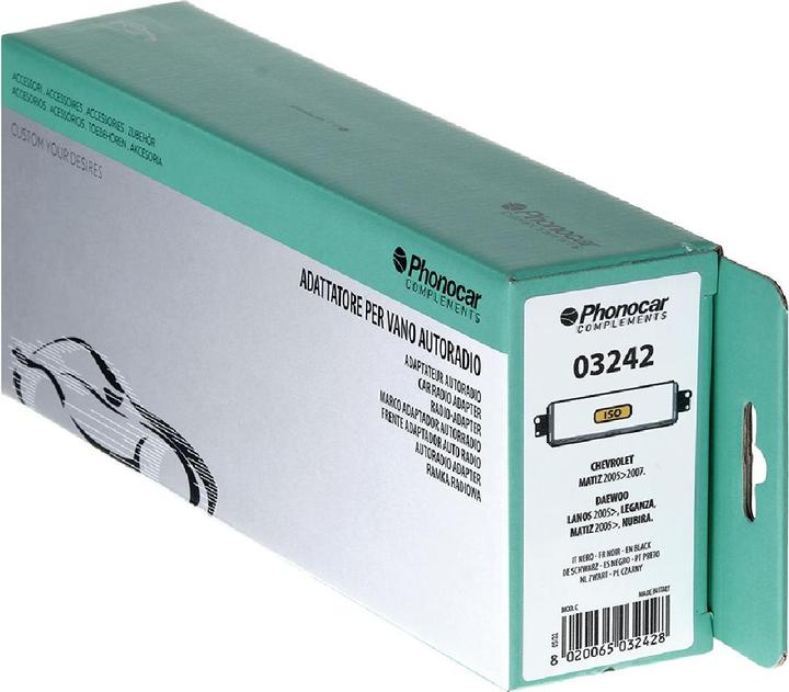 Produktbild Phonocar Radioblende schwarz Chevrolet und Daewoo